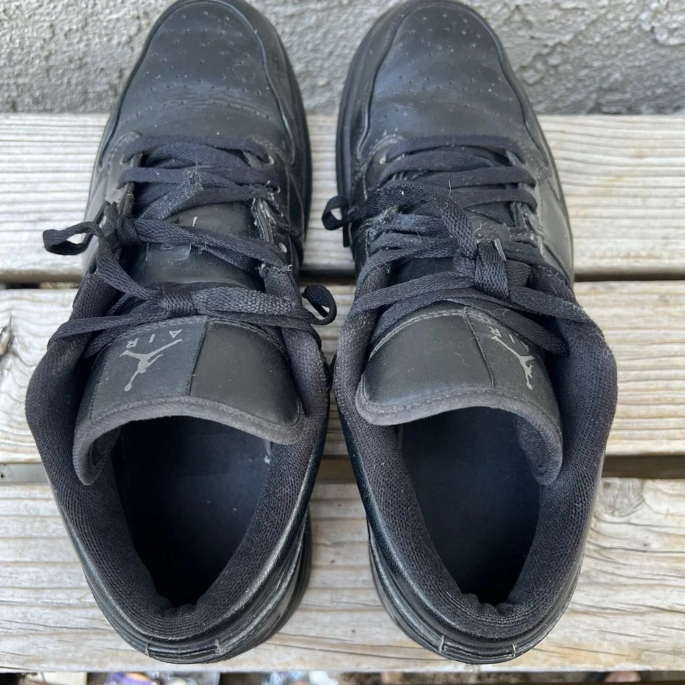 Air Jordan 1 Shoes Men Size 12 Low Triple Black 2022 553558-093